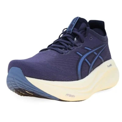 Image de Asics Gelnimbus 27 Chaussures de running sur route, Homme, Taille: 42, Indigo fog/denim blue Matière synthétique