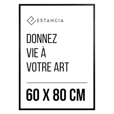 Image de Estancia Cadre Photo En Bois Noir 60x80 cm Grand 80x60 60 x 80