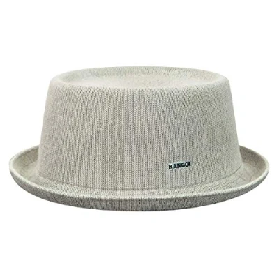 Image de chapeau Kangol Mowbray Pork Pie Player en tissu (M/56 57 gris)