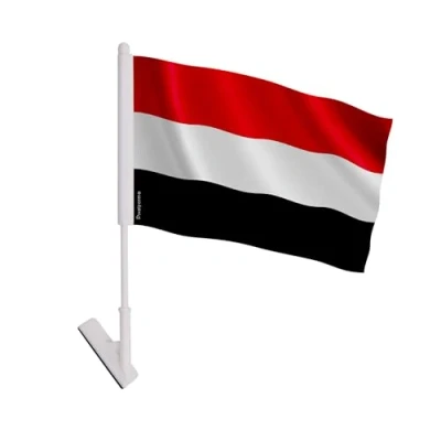 Image de Drapeau adhésif Multicolore Yémen 14 x 21 cm 10 pièces Polyester résistant