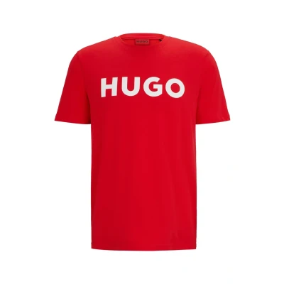 Image de HUGO Dulivio Tshirt imprimé, Homme, Taille: XS, Open pink