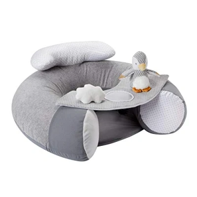 Image de Nuby Siège pour bébé Sit Me Up de sol gonflable Avec table et jouets 6+ mois