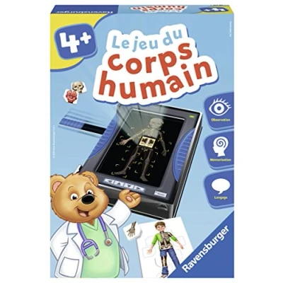Image de Ravensburger jeu Educatif Le du corps humain Découverte progressive de la biologie humaine inclus un mini coffret radiologie A partir 4 ans 24116