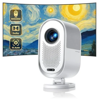 Image de Vidéoprojecteur 4K【Dobly/AI Auto】 30000 Lumens Smart Projecteur 4K Auto Focus/Keystone WiFi6 Bluetooth FHD 1080P Natif, Entrée à l&#039;écran, Scellé Anti Poussière Zoom 50% Home Cinéma