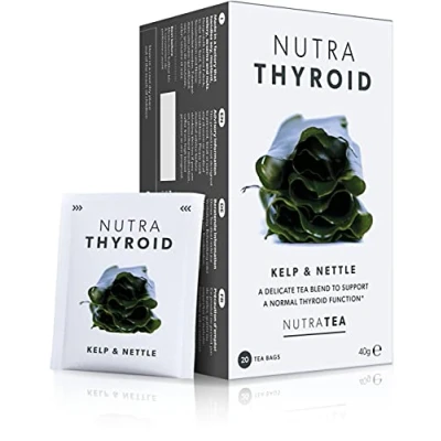 Image de NutraThyroid thé pour la santé de thyroïde le métabolisme Soutient fonction thyroïdienne 40 Sachets enveloppés par NutraTea Tisane (2 paquets)