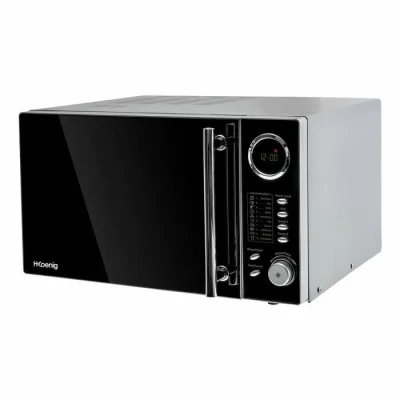 Image de H.Koenig VIO9, micro ondes 25L, minuterie jusqu&#039;à 95 min, affichage LED, 5 niveaux de puissance chauffage, mode gril et décongélation, taille compacte