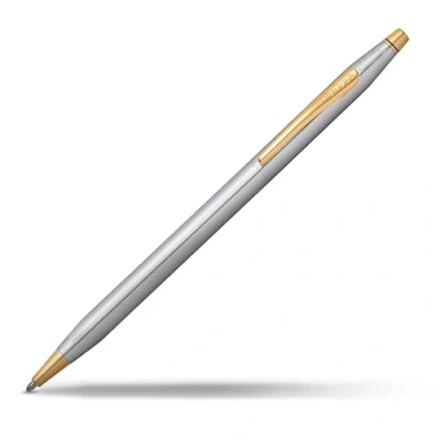 Image de CROSS Classic Century Medalist Stylo bille rechargeable Pointe medium Plaqué or 23 carats Écrin classique et recharge incluse