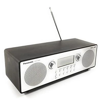 Image de Panasonic Radio DAB/FM RF D100BTEGT I Fréquences FM/DAB/DAB+ Bluetooth 10W Egaliseur 5 préréglages Horloge fonctionne sur secteur ou piles Bass Reflex pour un son riche Ecran LCD Version Française