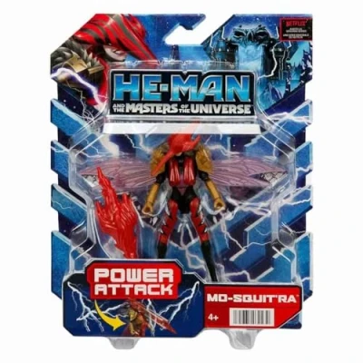 Image de He Man et le Masters of the Universe Toy, figurine d&#039;action Mosquitara ail e MOTU Heroine, Power Attack Move accessoire