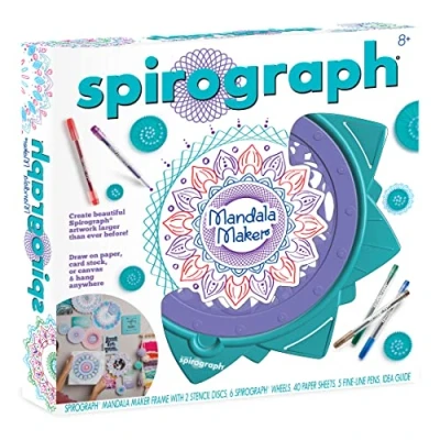 Image de Spirograph Mandala Dessins créatifs Cadeaux de Noël À partir 8 ans