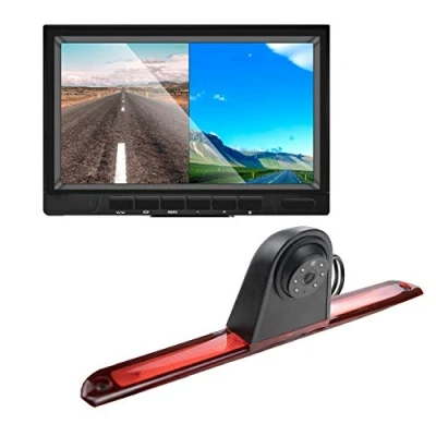 Image de HD 720p Vision Nocturne Caméra Etanche Caméras de recul en 3ème feu Stop INCL. Câble 10m + 7 &quot;Monitor pour Transporter Transit MK8 F150/F250/F350 2014 2019 Vans