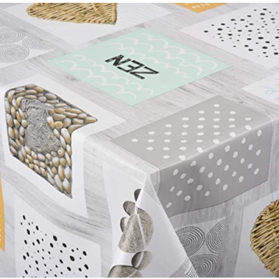 Image de Venilia Nappe &quot;Harmony&quot; linge de table toile cirée maintenance réduite hydrophobes, Polyester, PVC, rectangulaire, 140 x 160 cm, 55002