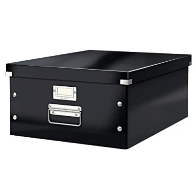 Image de Leitz Boîte de Rangement A3, Click &amp; Store, 60454095 Grande, Noir