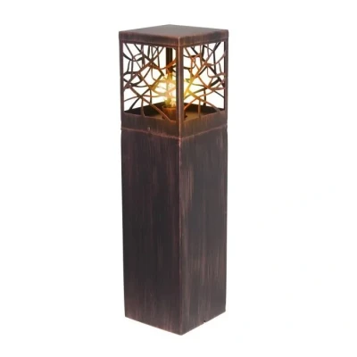 Image de BRILLIANT lampe d&#039;extérieur Whitney 59cm couleur rouille 1x A60, E27, 60W, adapté aux lampes standard (non incluses) Échelle A ++ à E Classe de protection IP: 44 étanche éclaboussures
