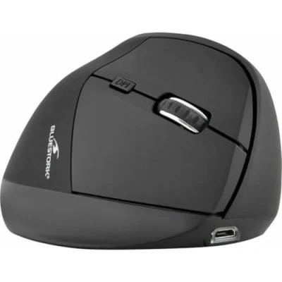 Image de Bluestork Souris Verticale sans Fil, Ergonomique Fil 2.4ghz, 400 1200 Dpi, 6 Boutons, Rechargeable Compatible Pc, Ordinateur Portable, Mac Nouveau 2023