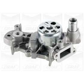Image de GRAF PA981 Pompe à eau avec palier radial, joint d&#039;étanchéite mécanique Tôle d&#039;acier 56,2 pour transmission par courroie de distribution