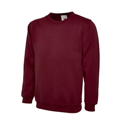 Image de Uneek Sweat 300 g uni classique à col rond Rouge Medium