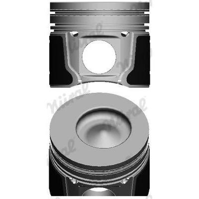 Image de NÜRAL 87 437007 00 Piston 83 avec canal de refroidissement, porte segment FORD: MONDEO 4, Transit Connect Mk1 Van
