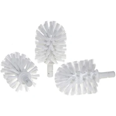 Image de KEUCO Lot de 3 têtes Brosse WC Rechange interchangeables, 12,7 x 6,9 cm, Blanc, Fabricant d&#039;origine
