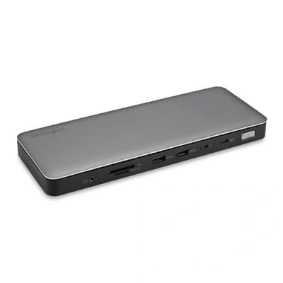 Image de KENSINGTON SD5765T Station d&#039;accueil Thunderbolt 4, Conçue Exclusivement pour Microsoft Surface, Design 13 en 1 avec 2 Sorties Vidéo 4K/8K et Alimentation 96W (K34112EU)