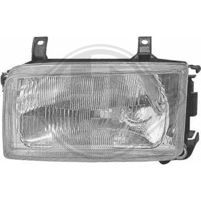 Image de DIEDERICHS 2270981 Phares gauche H4 pour circulation à droite sans commande correcteur de site projecteur VOLKSWAGEN: TRANSPORTER 4 Bus oscaro,