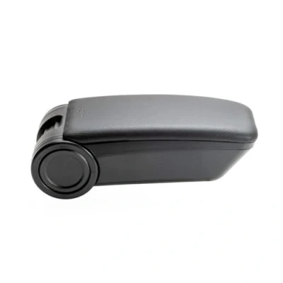 Image de rati ARMSTER 3 SM ARMREST Compatible avec VW T5 2003 2016 Cuir Artificiel Noir