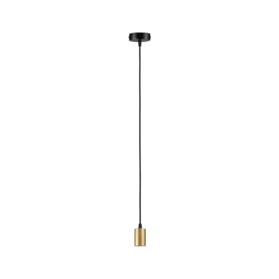 Image de Paulmann 71134 Luminaire Ravi IP44 E27 Max. 60W Noir Mat, Doré suspensions sans Ampoule