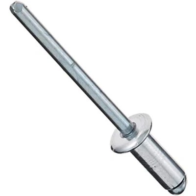 Image de GESIPA 50 Rivets aveugles en aluminium Diamètre : 5 x 12 mm Épaisseur du matériau à riveter 6 8 de qualité industrielle