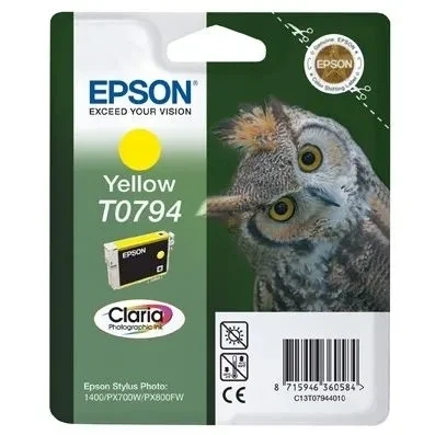Image de Epson T0794 Chouette Cartouche d&#039;encre Jaune x2
