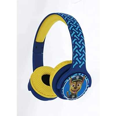 Image de OTL Technologies Casque Audio Bluetooth Junior pour Enfants Paw Patrol Chase(Arceau rembourré, Volume limité à 85 DB)