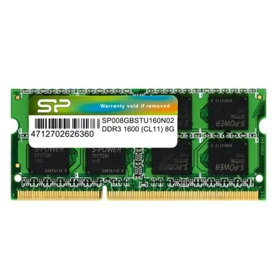 Image de So DDR3&nbsp;8&nbsp;GB PC 1600&nbsp;CL11&nbsp;Silicon Power 16&nbsp;puces Neuf