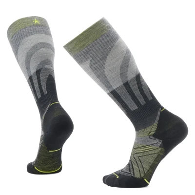 Image de Smartwool RUN Targeted Cushion Compression OTC Chaussettes de sport, Taille: Large, Medium gray