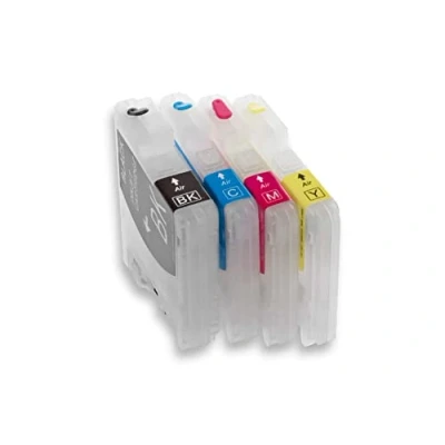 Image de vhbw CISS Cartouche Vide imprimante en lot B/C/M/Y pour Brother DCP 145C, 163C, 165C, 167C, 185C, 195C, 365CN, 375CW