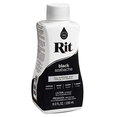 Image de Rit Teinture liquide 8 oz Noir ml