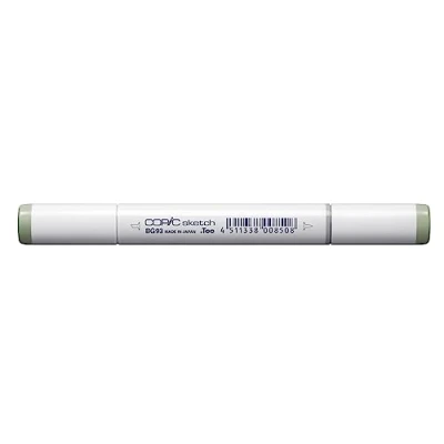 Image de COPIC Sketch BG93, Green Gray, Twin Marker avec Une Pointe de Largeur Moyenne et « Brush ».