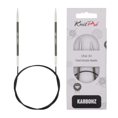 Image de KnitPro KP41206 Arbon Aiguille Fixe Circulaire Bois Multicolore 49 x 2,20 9,5 cm
