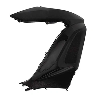 Image de carenage tablier av maxiscooter compatible avec honda 125 pcx 2010+2013 noir brillant droit p2r