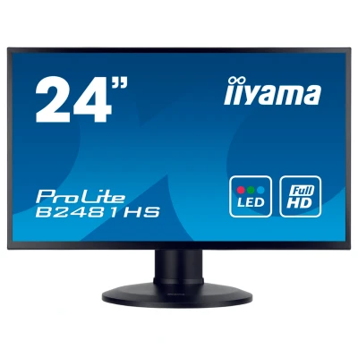 Image de iiyama ProLite XB2481HS B1 LED display 59,9 cm (23.6 ) 1920 x 1080 pixels Full HD Noir Neuf