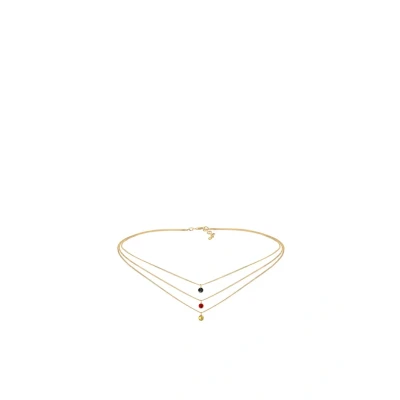 Image de Elli Layer LOOK Classic Collier, Femme, Taille: 36, Red