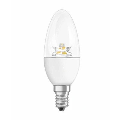 Image de OSRAM LED STAR Ampoule LED, Forme flamme, Culot E14, 5,7W Equivalent 40W, 220 240V, claire, Blanc Chaud 2700K, Lot de 1 pièce