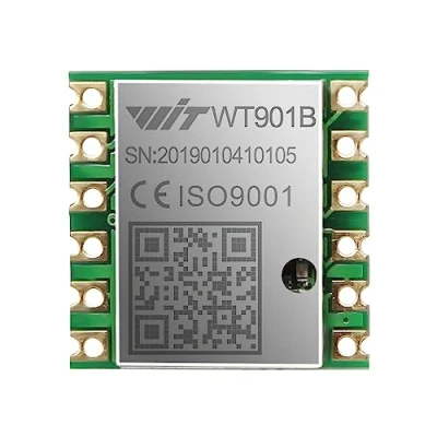 Image de 【Baromètre 10 axes + capteur d&#039;inclinaison】 Accéléromètre haute précision WT901B gyroscope angle magnétomètre avec filtrage de Kalman, IMU triple axe MPU9250 AHRS (IIC/TTL, 200Hz)