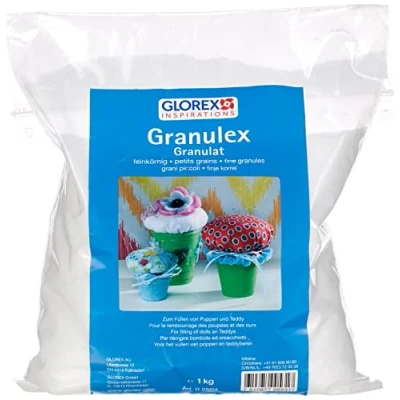 Image de GLOREX granulex Fein 1 kg, blanc, 21 x 18 5,5 cm