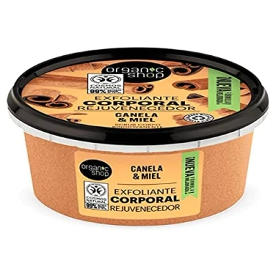 Image de ORGANIC SHOP MIEL &amp; CANELA EXFOLIANTE CORPORAL REJUVENECEDOR 1UN