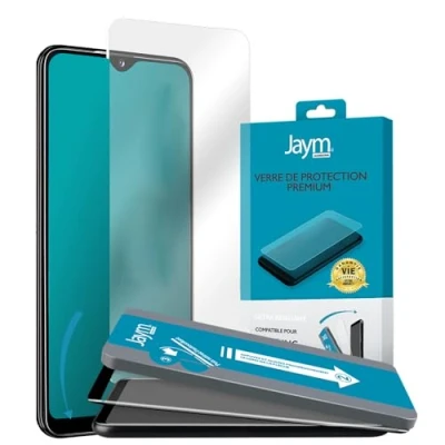 Image de JAYM Verre Trempé Premium pour Samsung Galaxy S23 Plus Plat 2.5D Garanti à Vie Renforcé 9H Ultra Résistant Qualité supérieure Asahi Applicateur sur Mesure Inclus Neuf