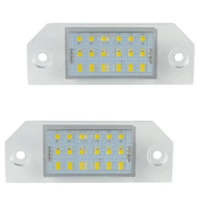 Image de FanPaYY 2 Pièces Eclairage de plaque d&#039;immatriculation sans erreur Lampes arrière étanches pour C MAX 2003 2010 Focus MK2 2008 4502331 4502332 3M5AB550AA