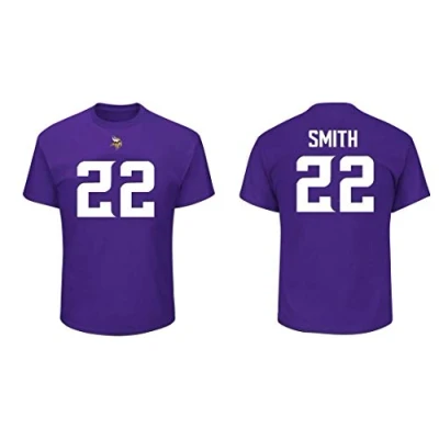 Image de Majestic Athletic NFL Maillot de football américain Minnesota Vikings Harrison Smith 22 Violet, m