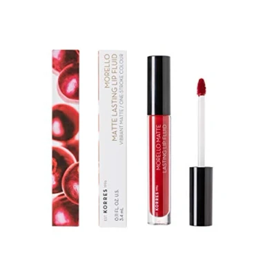 Image de Korres Morello Matte Lasting LIP Fluid Gloss, Taille: 3.4 ml, 59 brick red