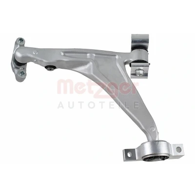 Image de METZGER 58173101 Bras de suspension avec support en caoutchouc, rotule Essieu avant gauche, inférieur barre oscillant transversal