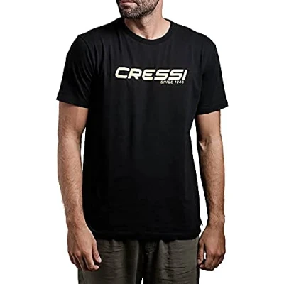 Image de Cressi T Shirt, Man, Noir Jaune, M