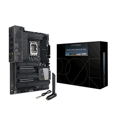 Image de ASUS ProArt Z790 CREATOR WiFi Carte mère Intel LGA1700 ATX (PCIe 5.0, DDR5, 16+1 DrMOS 70A, Thunderbolt 4 compatible USB4, 10 Gb &amp; 2.5 Ethernet, 6E, x PCIe 4.0 M.2)